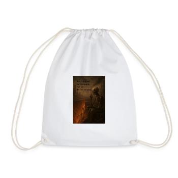 The world is passing - Drawstring Bag - white - Front