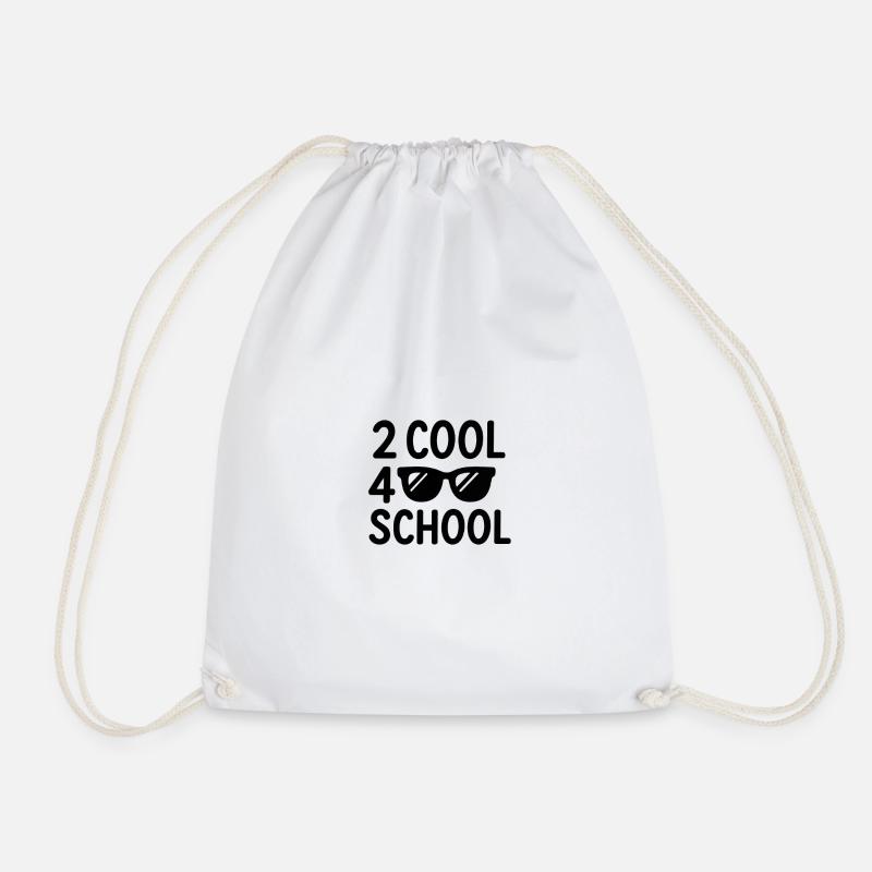 2 cool 4 Schule - Turnbeutel - Weiß