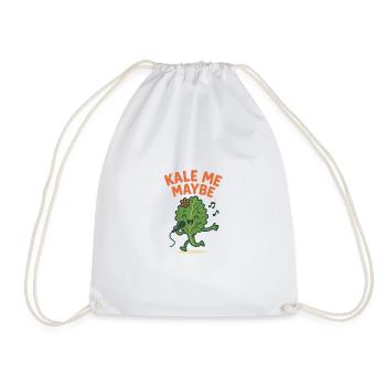 Chauve ludique avec musique et microphone - Sac de sport léger - blanc - Devant