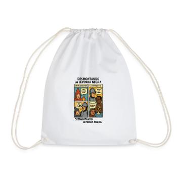 Dismantling the Black Legend - Drawstring Bag - white - Front