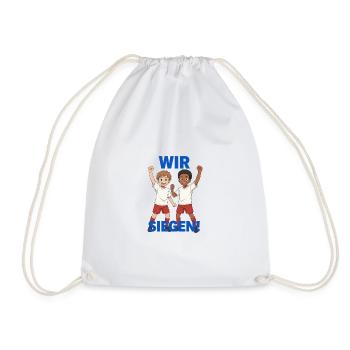 Community Spirit Kids Design - Drawstring Bag - white - Front