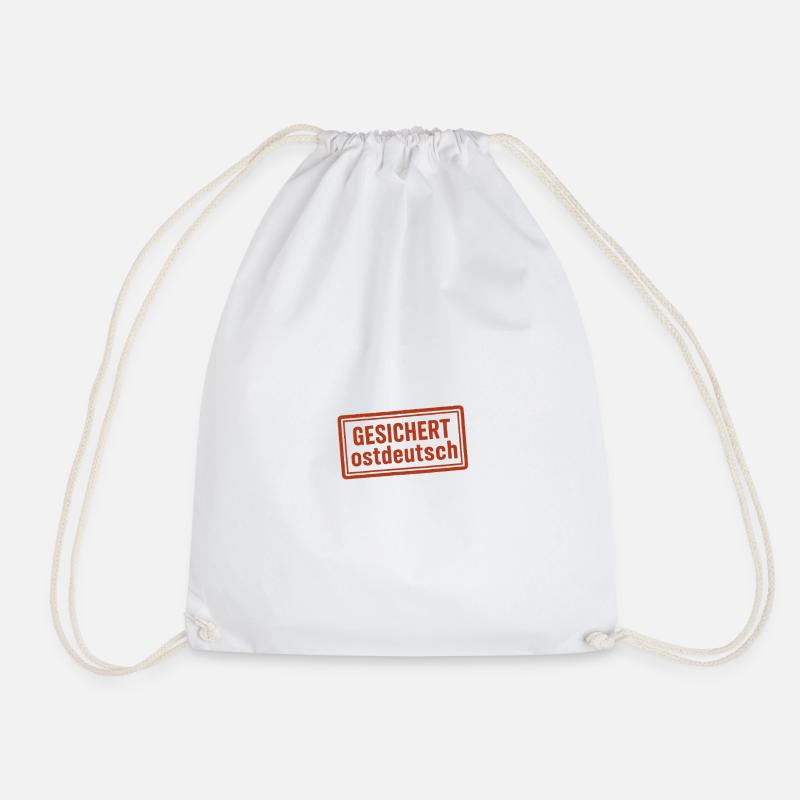 Sécurisé pour l’Allemagne de l’Est - Sac de sport léger - blanc