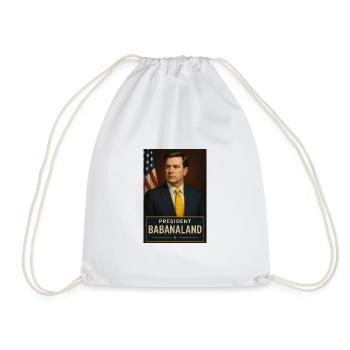 Design Président Babaland Humoristique - Sac de sport léger - blanc - Devant