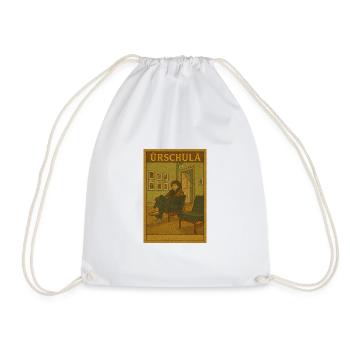 Urschula Art-Inspired Lounge Portrait - Drawstring Bag - white - Front