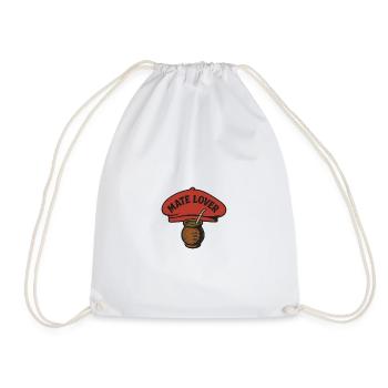 Mate lover motif - Drawstring Bag - white - Front