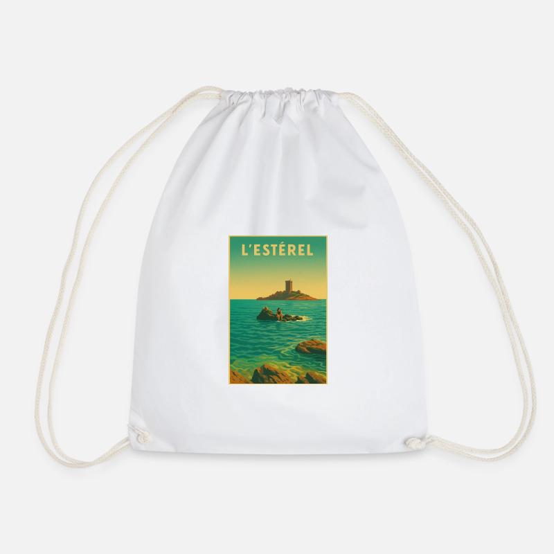 L'ÎLE D'OR - Sac de sport léger - blanc