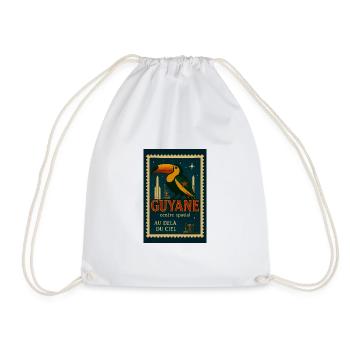 Toucans et fusées Guyane - Sac de sport léger - blanc - Devant