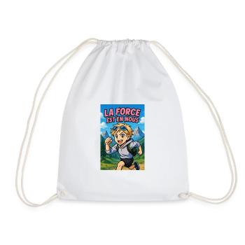 Force Intérieure Aventure - Sac de sport léger - blanc - Devant