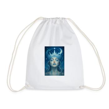 Icy Moon Queen - Drawstring Bag - white - Front