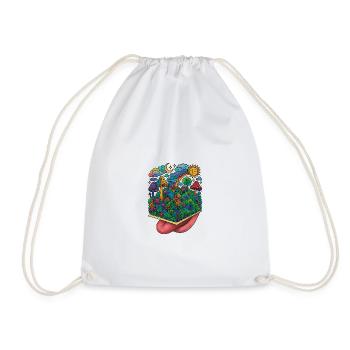 Acid Trip - Sac de sport léger - blanc - Devant