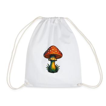 amanite tue-mouches - Sac de sport léger - blanc - Devant