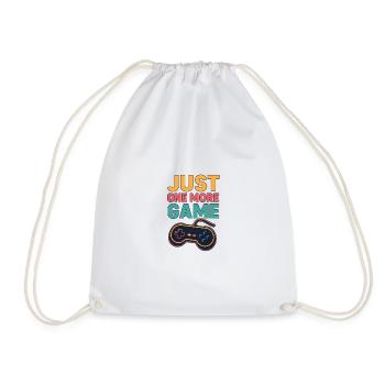 Juste un t-shirt rétro de jeu de plus - Sac de sport léger - blanc - Devant