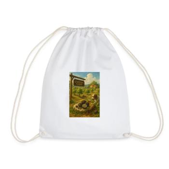 Truffle Farm Rustic Countryside - Drawstring Bag - white - Front
