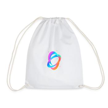Future Fusion – Neon Flow Vibes - Drawstring Bag - white - Front