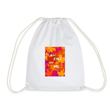 Tous les regards sur moi automne - Drawstring Bag - white - Front