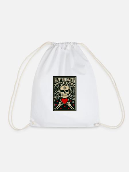 la_mort_vous_va_si_bien - Drawstring Bag - white