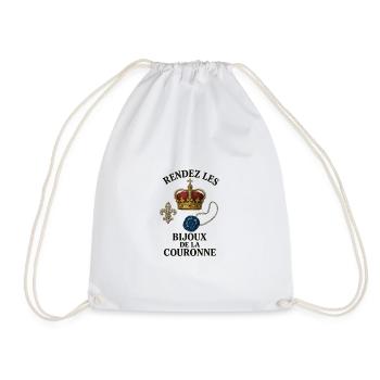 Crown Jewels - Drawstring Bag - white - Front