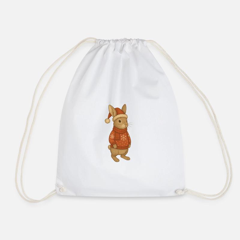 Hase_Weihnachten - Sac de sport léger - blanc