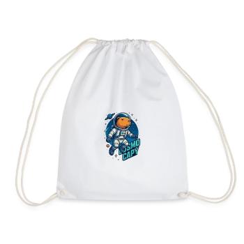 Cosmo Capy – Chemise 🚀 Space Capybara - Sac de sport léger - blanc - Devant