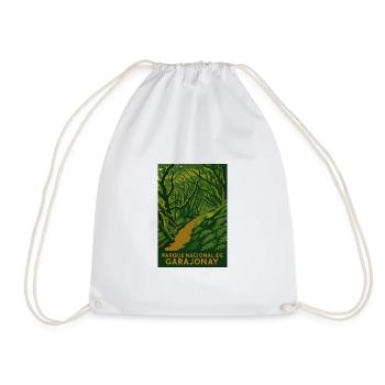 Parque Nacionale de Garajonay - Drawstring Bag - white - Front