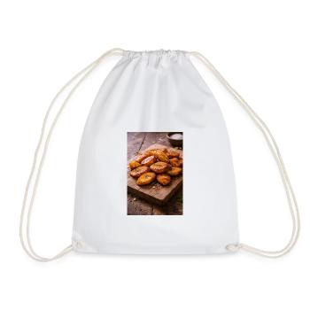 Fried Plantains (Dodo) - Drawstring Bag - white - Front