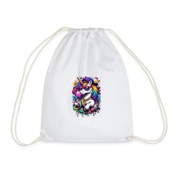 Licorne Pop Art - Sac de sport léger - blanc - Devant