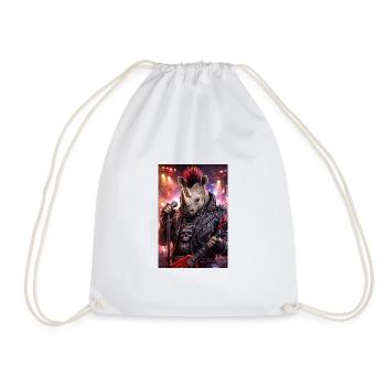 RockyZoo17 - Drawstring Bag - white - Front
