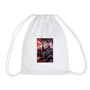 RockyZoo14 - Drawstring Bag - white - Front