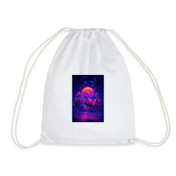 RockyZoo25 - Drawstring Bag - white - Front