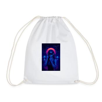 RockyZoo24 - Drawstring Bag - white - Front