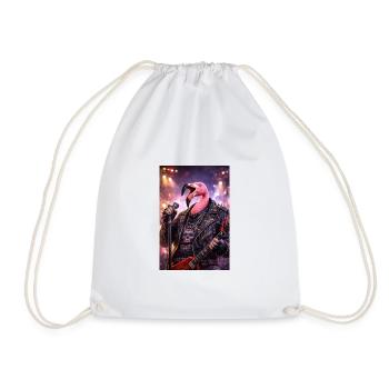 RockyZoo47 - Drawstring Bag - white - Front