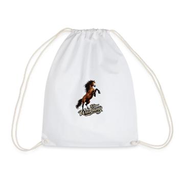 Cheval - Petite garçon manqué - Sac de sport léger - blanc - Devant