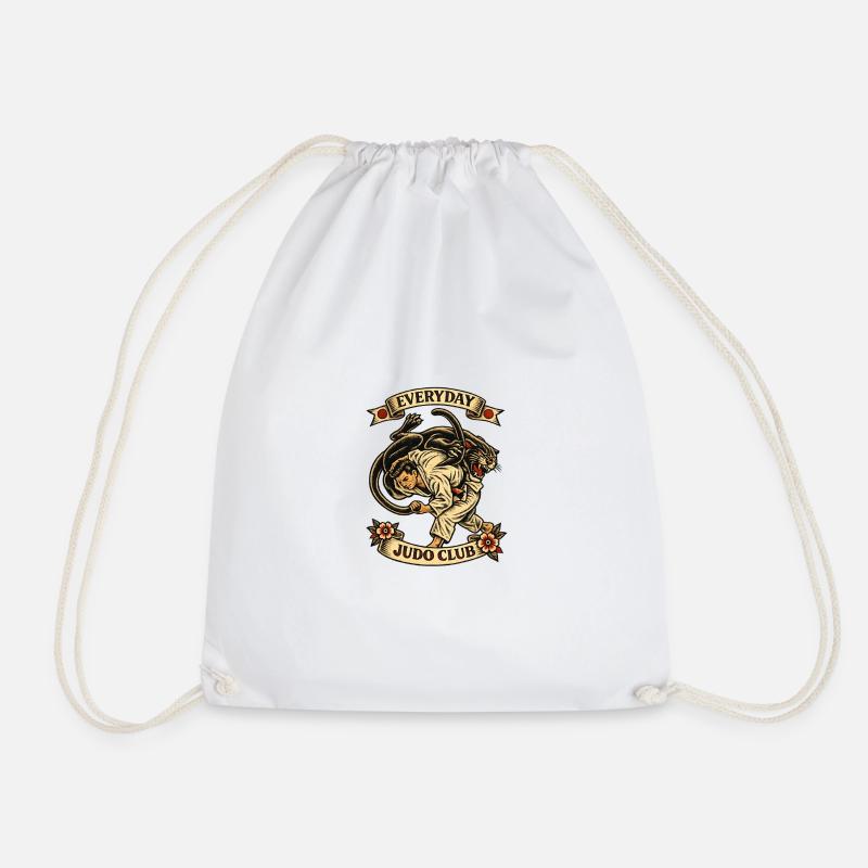 Everyday Judo Club - Drawstring Bag - white
