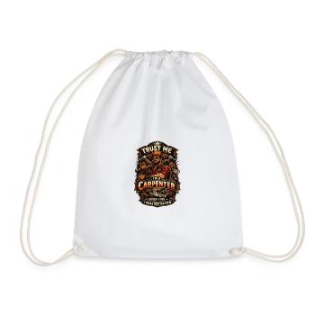 Crois-moi, je suis charpentier - Sac de sport léger - blanc - Devant