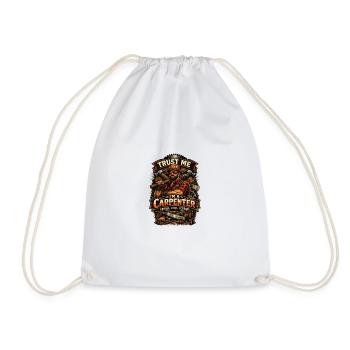 Crois-moi, je suis charpentier - Sac de sport léger - blanc - Devant