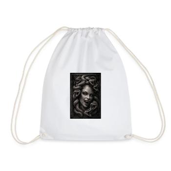 Medusa - Drawstring Bag - white - Front