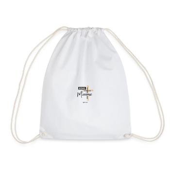 Croix Orange et Maine Jésus - Sac de sport léger - blanc - Devant