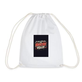 Je veux entendre UN MOCHE VOLER - Sac de sport léger - blanc - Devant