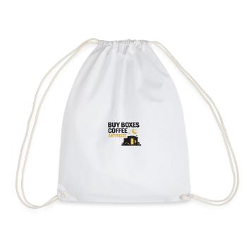 Night Shift Coffee Antifreeze - Drawstring Bag - white - Front