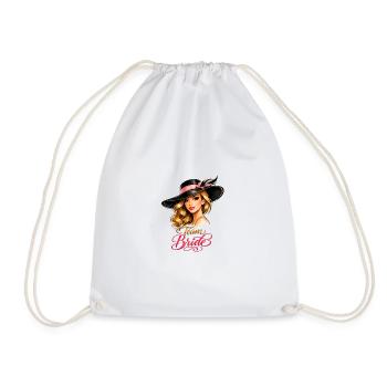 Team Bride - Drawstring Bag - white - Front