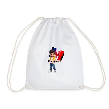 Bonjour Garçon Coq Français - Sac de sport léger - blanc - Devant