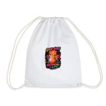 Ambiances tropicales positives - Sac de sport léger - blanc - Devant
