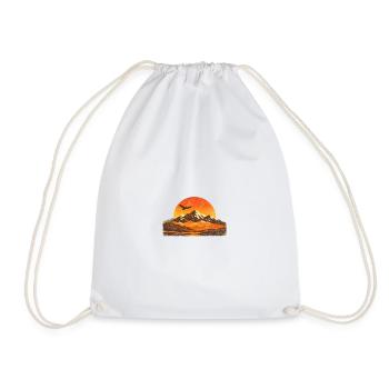 Souvenir de design de voyage en Serbie : vacances dans les Balkans - Sac de sport léger - blanc - Devant