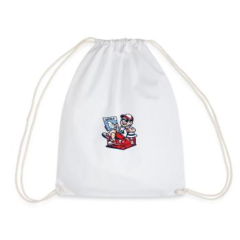 Souvenir de design de voyage en Serbie : vacances dans les Balkans - Sac de sport léger - blanc - Devant