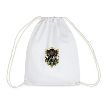 Wild Soul Dreamcatcher Free Spirit - Drawstring Bag - white - Front