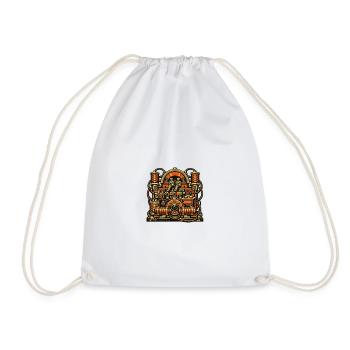 Electrician Tools Power Technology Design - Drawstring Bag - white - Front
