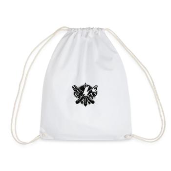 Electrician Tools Power Technology Design - Drawstring Bag - white - Front