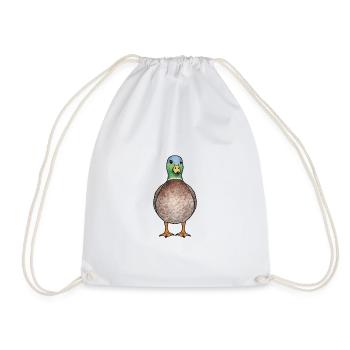 Illustration colorée de colverts - Sac de sport léger - blanc - Devant