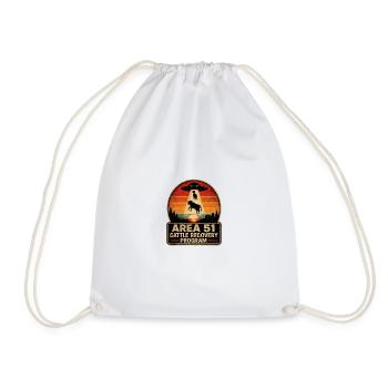 Zone de récupération du bétail Zone 51 - Sac de sport léger - blanc - Devant