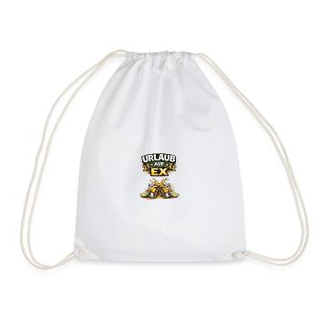 Vacation on Ex – Beer Joy Splash - Drawstring Bag - white - Front